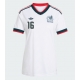Billige Fotballdrakt Mexico Julian Quinones #16 Replika Bortedrakt Dame VM 2026 Kortermet Billige Fotballdrakt Mexico Julian Quinones #16 Replika Bortedrakt Dame VM 2026 Kortermet